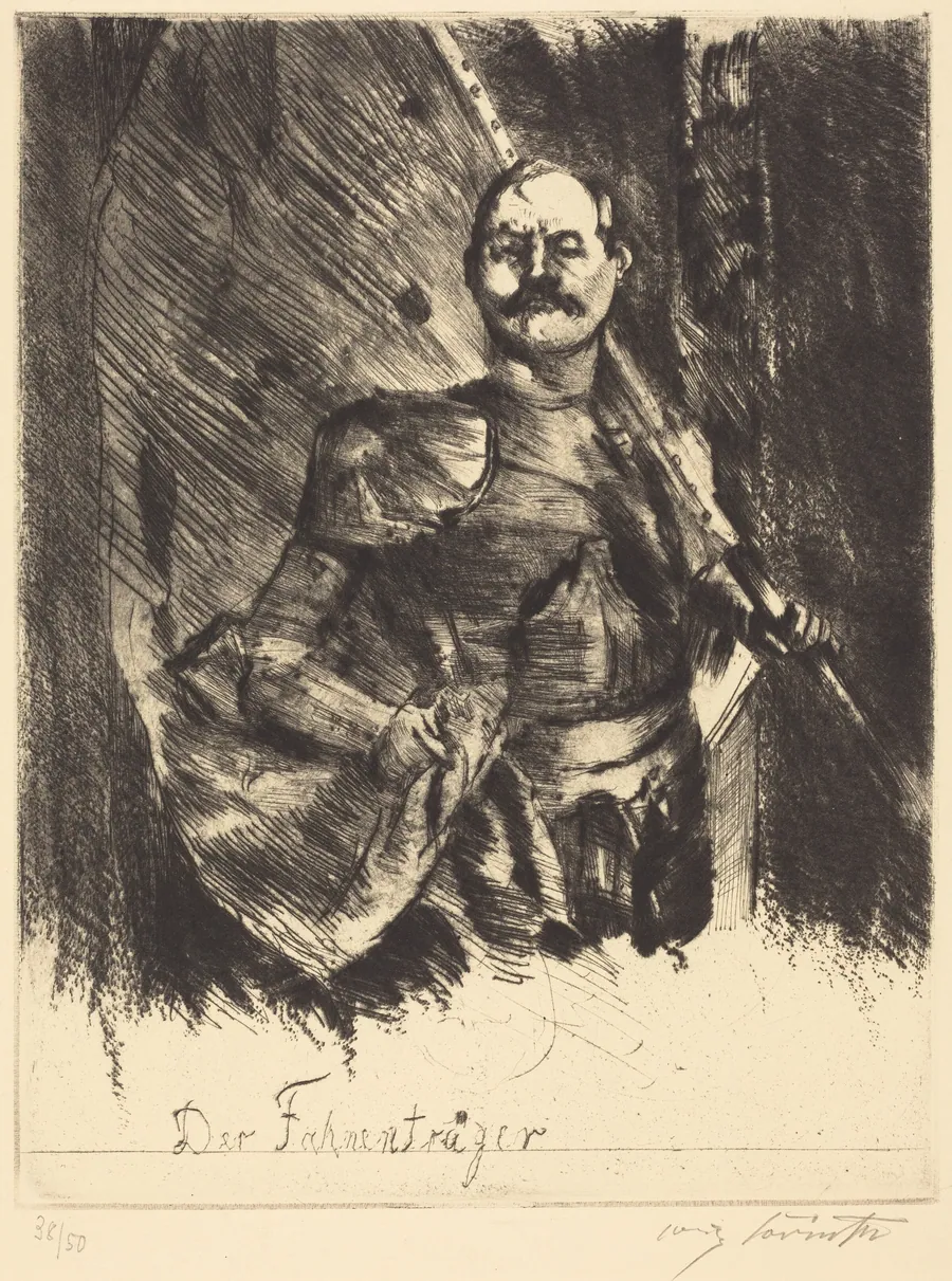 Der Fahnenträger (The Standard Bearer) by Lovis Corinth