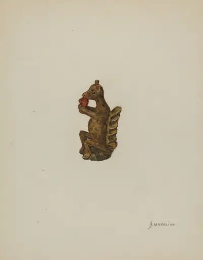 Pa. German Squirrel Figurine