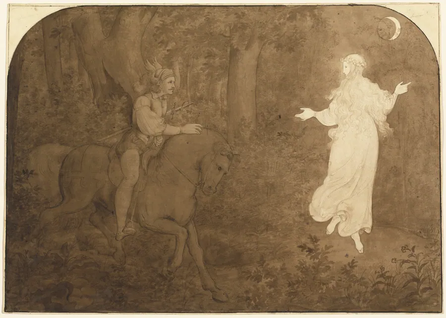 The Apparition in the Forest by Moritz von Schwind