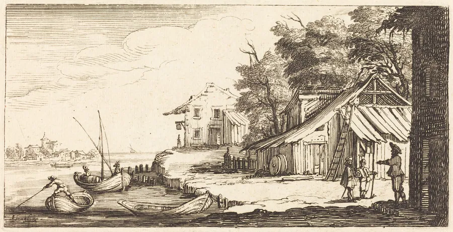 River Bank by French 17th Century