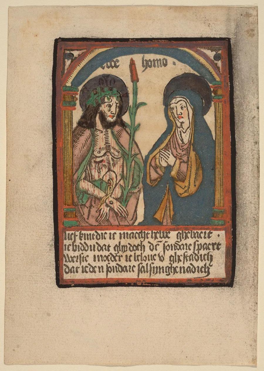 The Man of Sorrows and His Mother by Netherlandish 15th Century