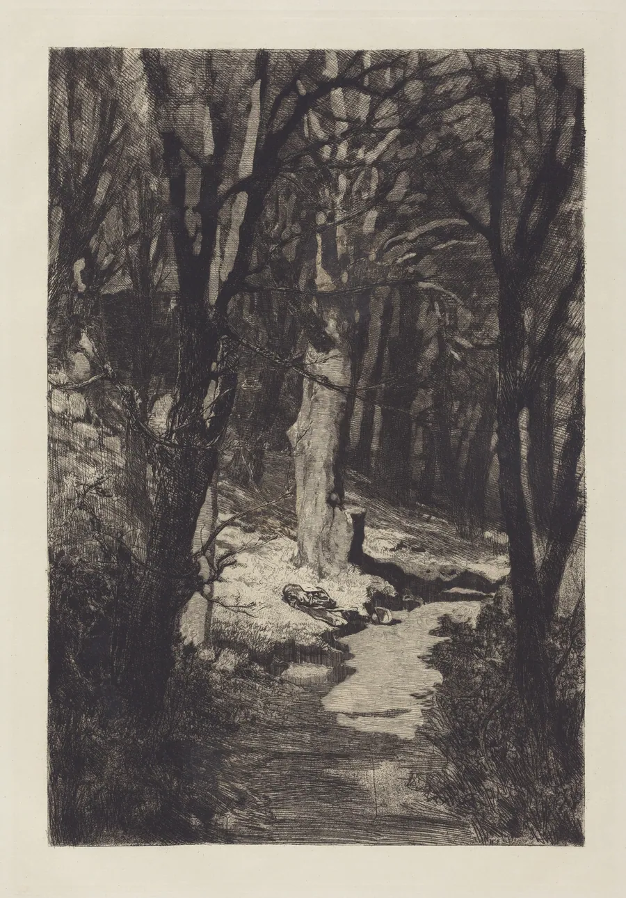 Im Walde (In the Forest) by Max Klinger