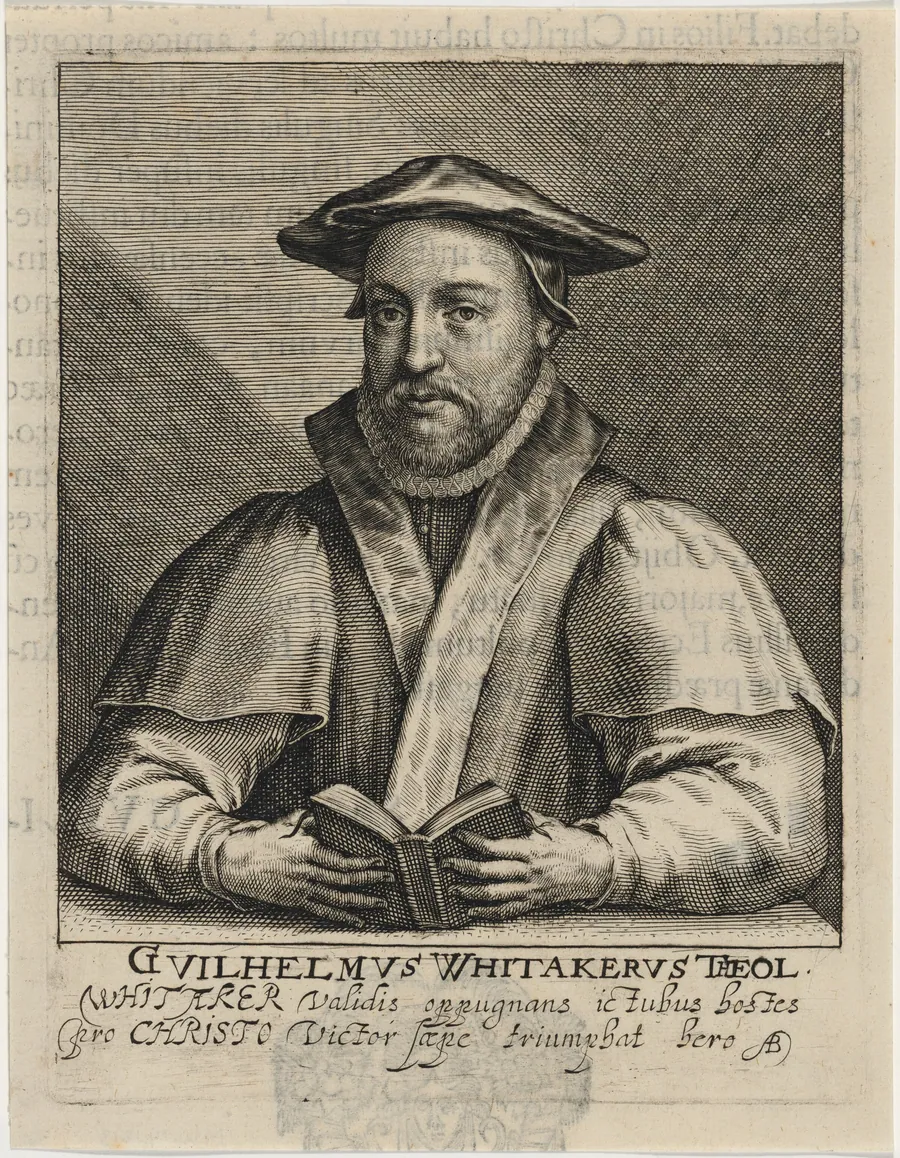 William Whitaker, D.D., Master of Saint John's College, Cambridge by Magdalena van de Passe