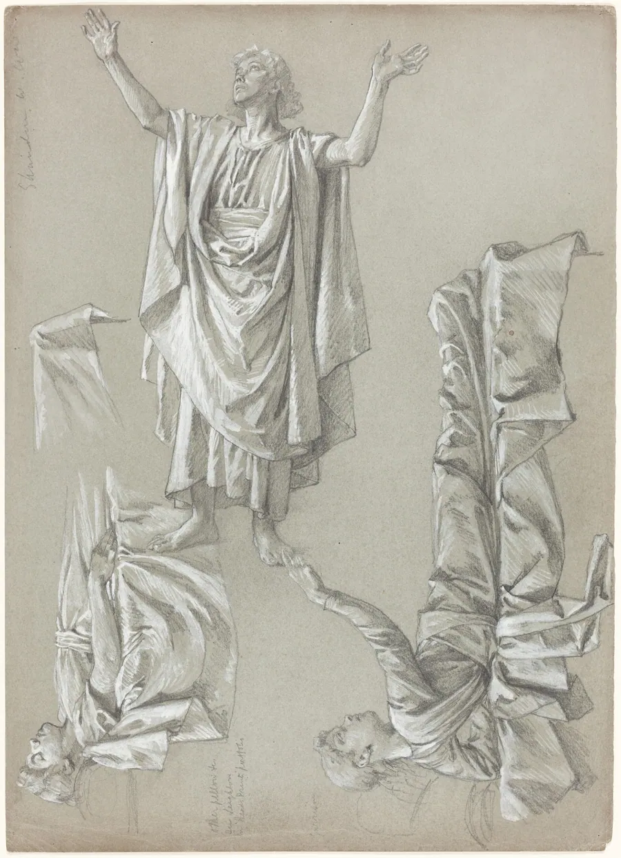 Studies for the Raising of the Daughter of Jairus by British 19th Century