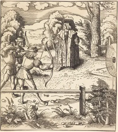 The Young White King at the Butts