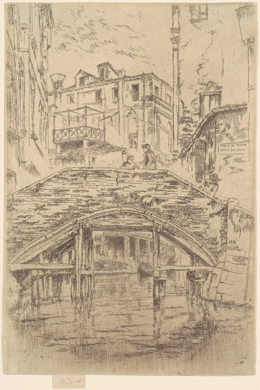 Ponte del Piovan by James McNeill Whistler