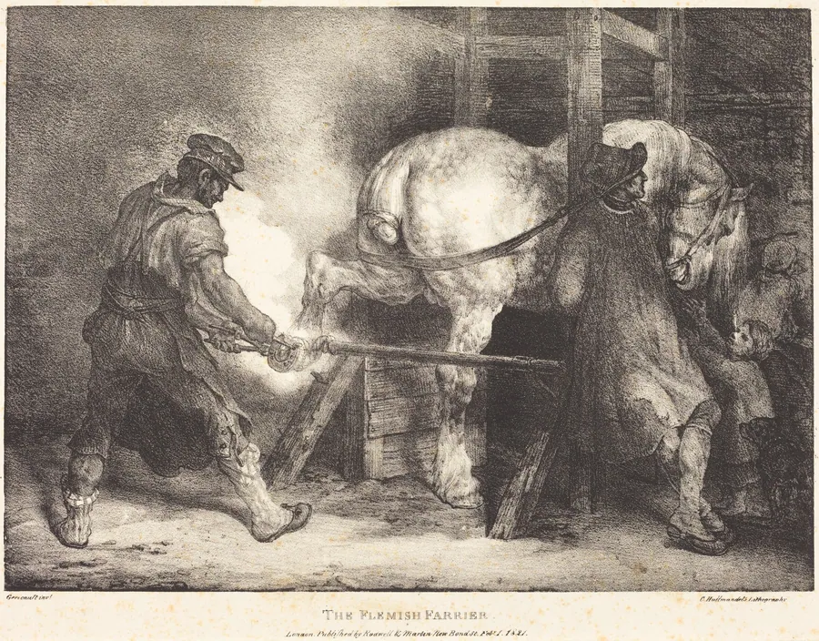 The Flemish Farrier by Théodore Gericault