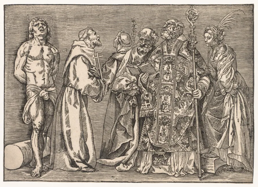 The Six Saints by Niccolo Boldrini