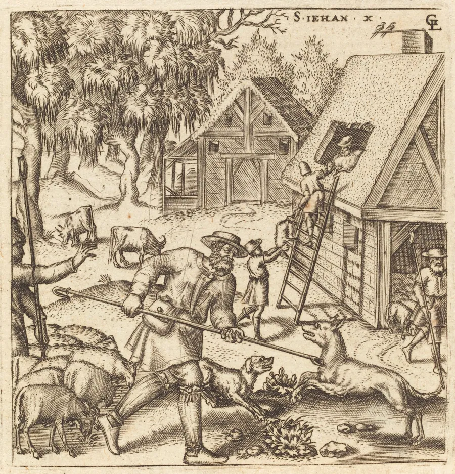 The Parable of the Good Shepherd by Léonard Gaultier