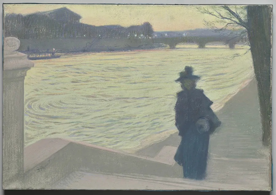 Quais de Seine en nocturne by Armand Point