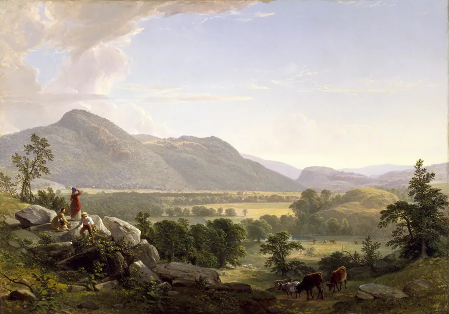 Dover Plains, Dutchess County, New York by Asher B. Durand, born Jefferson Village, NJ 1796-died Maplewood, NJ 1886