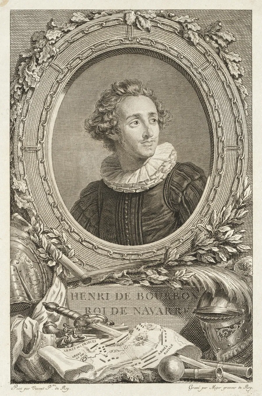 Henri de Bourbon, Roi de Navarre by Simon Charles Miger