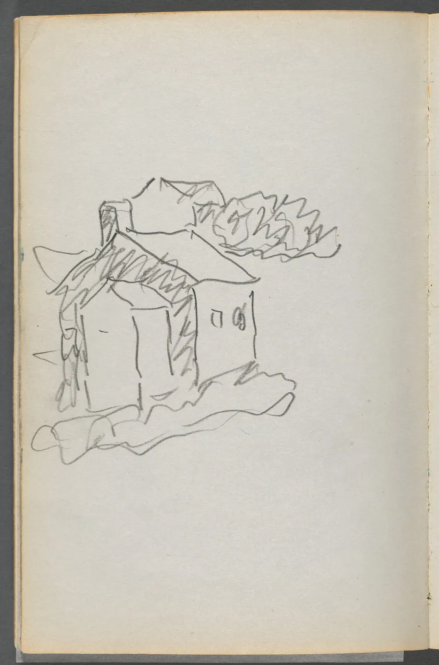 Sketchbook, The Dells, N° 127, page 046: House by Maurice Prendergast