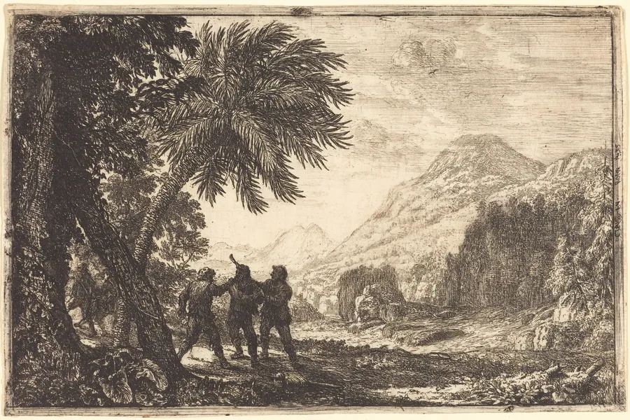 Landscape with Brigands (Scène de brigands) by Claude Lorrain