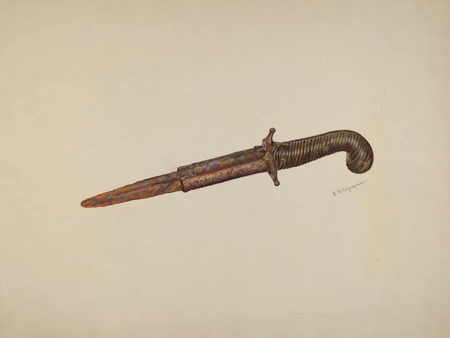 Pistol Dagger by Anne B. Trepagnier