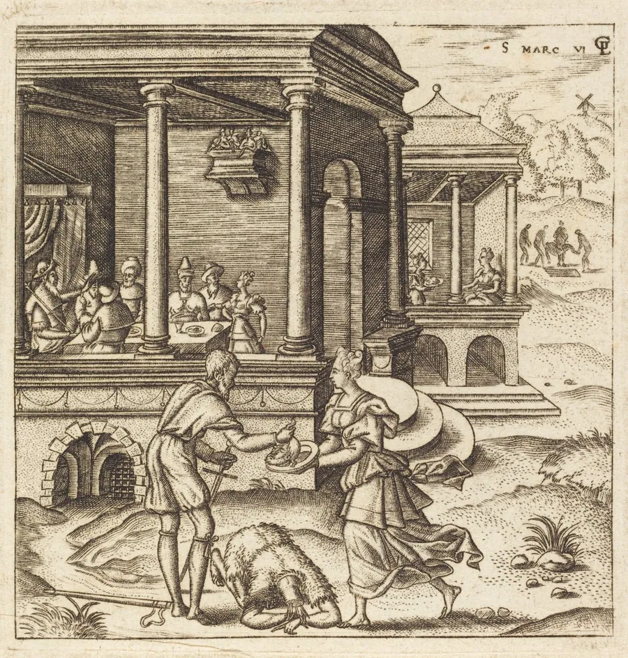 John the Baptist Beheaded by Léonard Gaultier