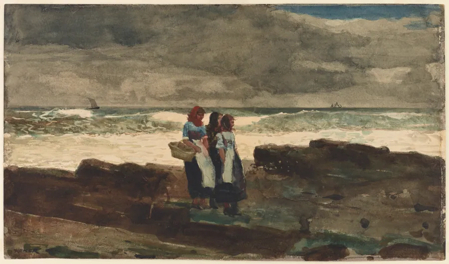 Sun and Clouds by Winslow Homer (1836-1910)