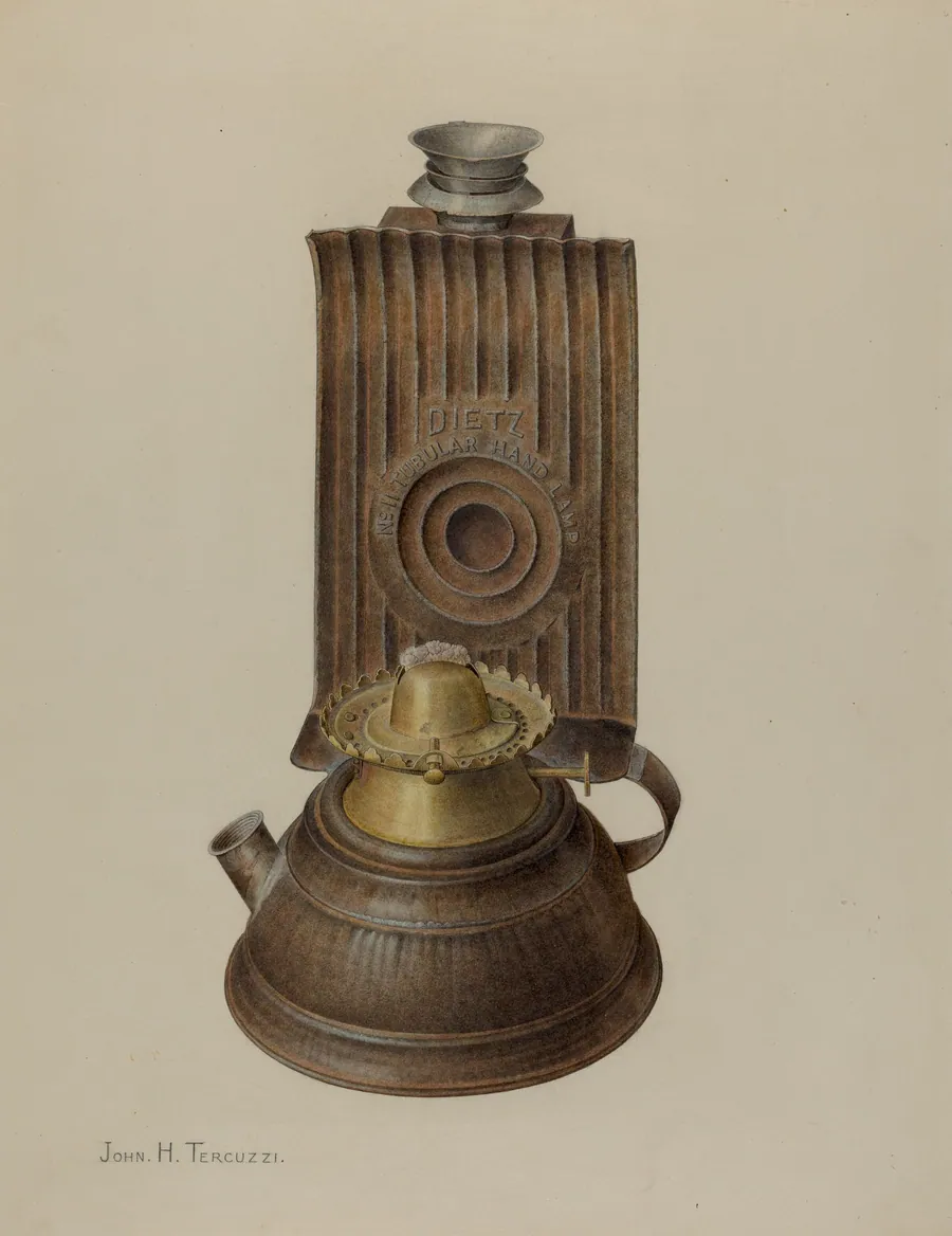 Tubular Hand Lamp by John H. Tercuzzi