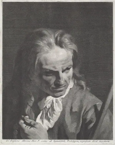 A Gentleman Pilgrim with a Rosary