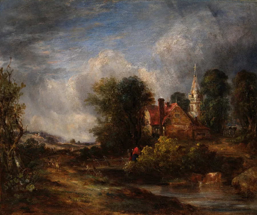 The Valley Farm by Unidentified (British)