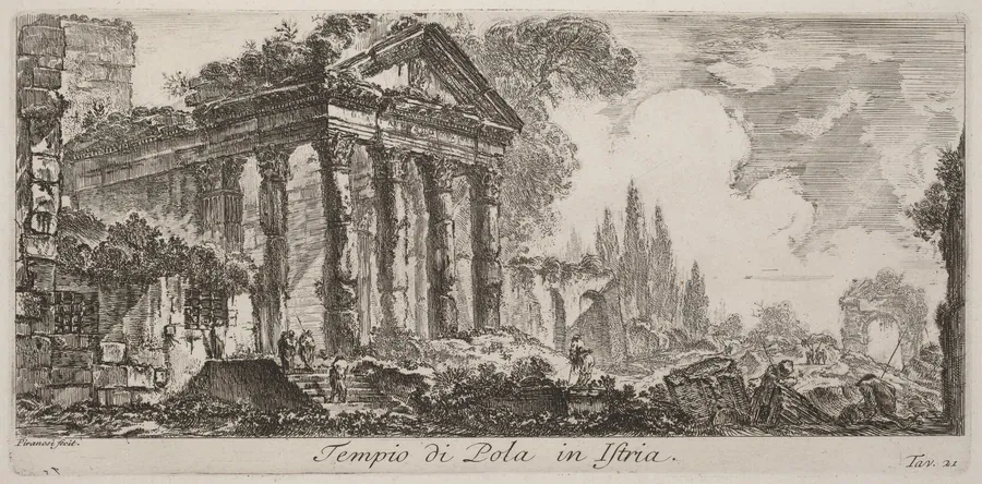 Tempio di Pola in Istria by Giovanni Battista Piranesi