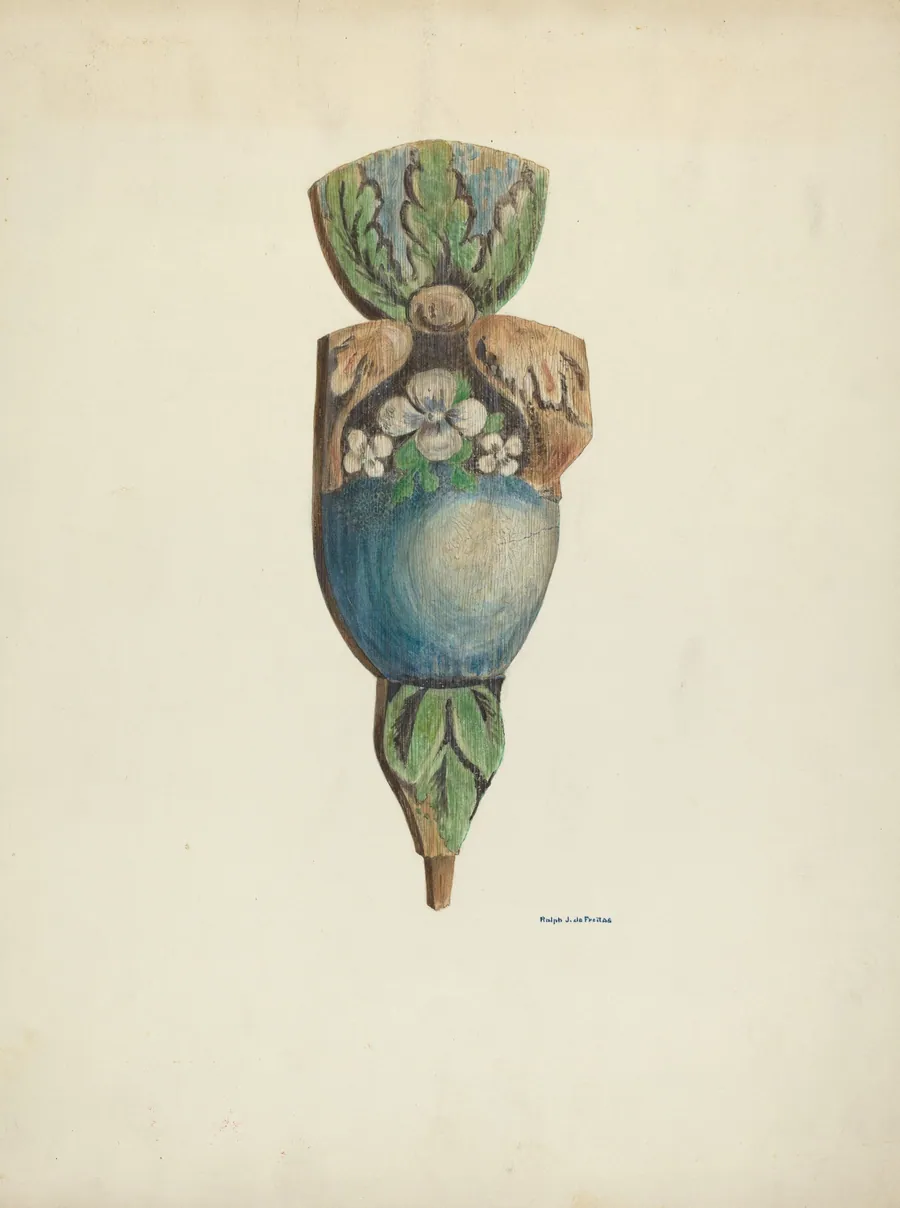 Finial, from Reredos by R.J. De Freitas
