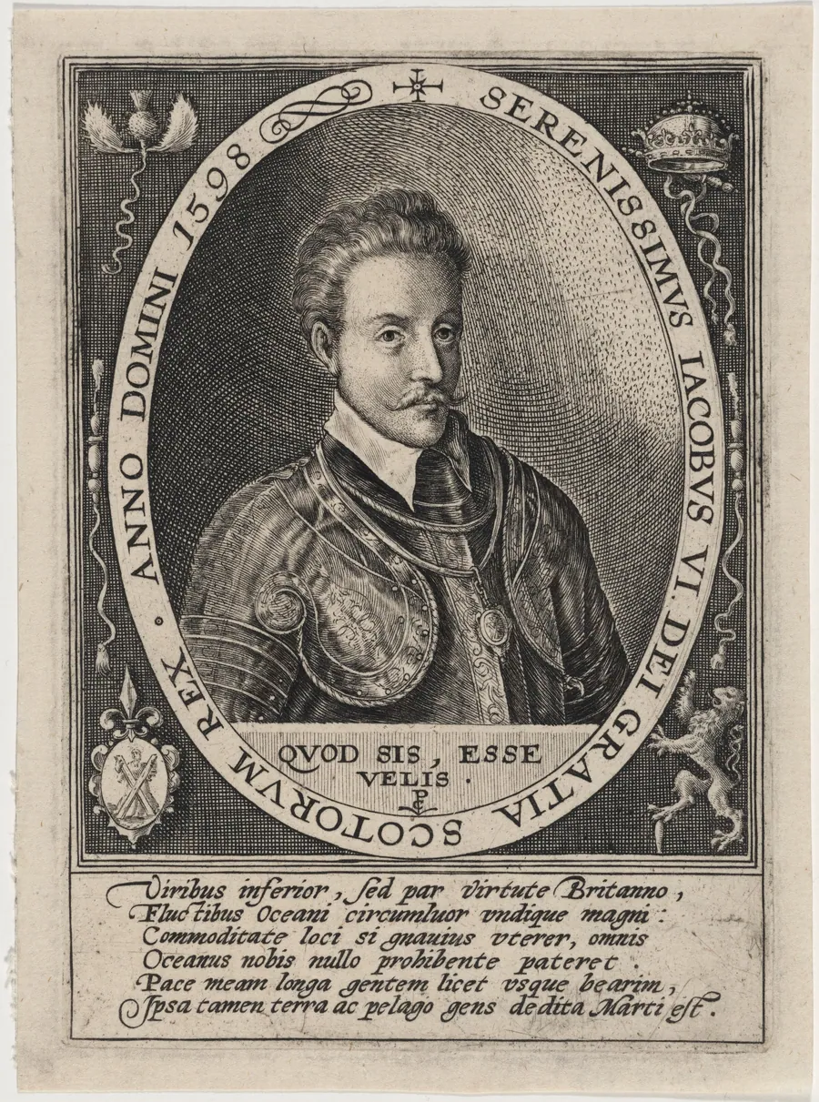 James I, as King of Scotland by Crispijn van de Passe I