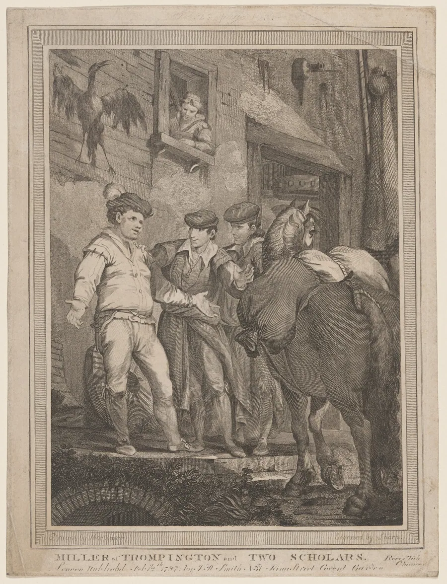 Miller of Trompington and Two Scholars by William Sharp