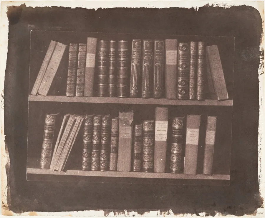 A Scene in a Library by William Henry Fox Talbot