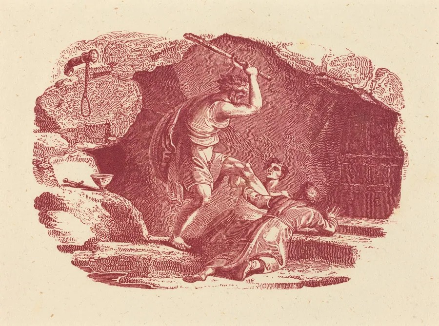 Murder Scene by Thomas Bewick