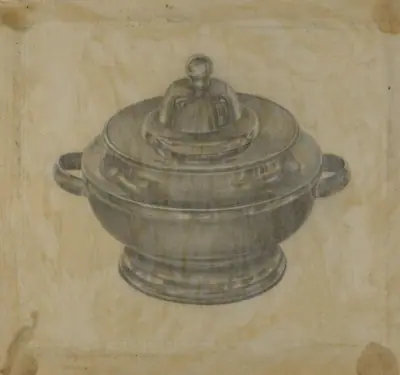Pewter Sugar Bowl