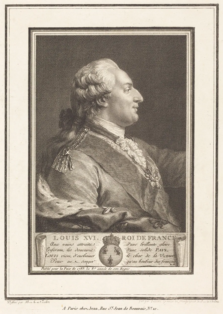 Louis XVI, Roi de France by Pierre Adrien Le Beau