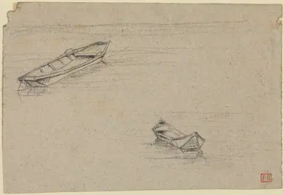 Two Boats for "L'Abside de Notre-Dame de Paris"