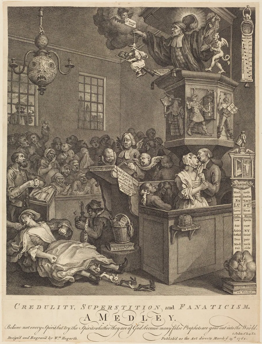 Credulity, Superstition, and Fanaticism by William Hogarth
