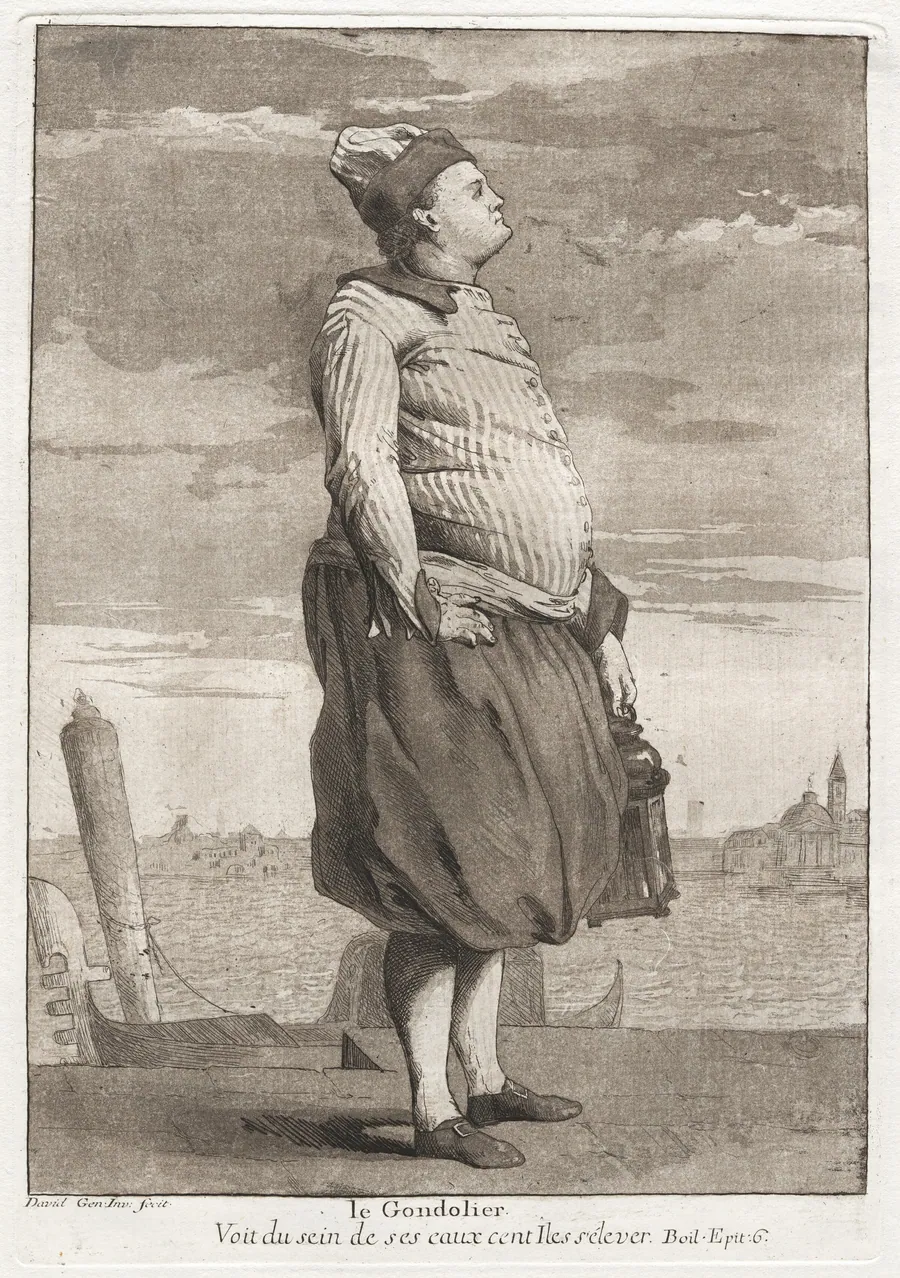Le Gondolier (The Gondolier) by Giovanni David