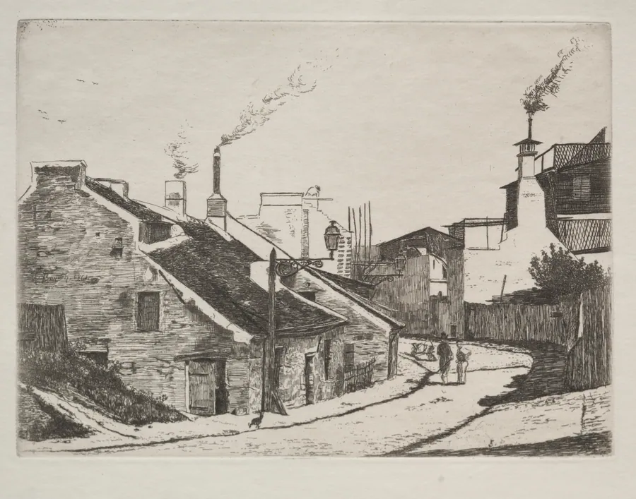 Country Street in Alouette by François Bonvin