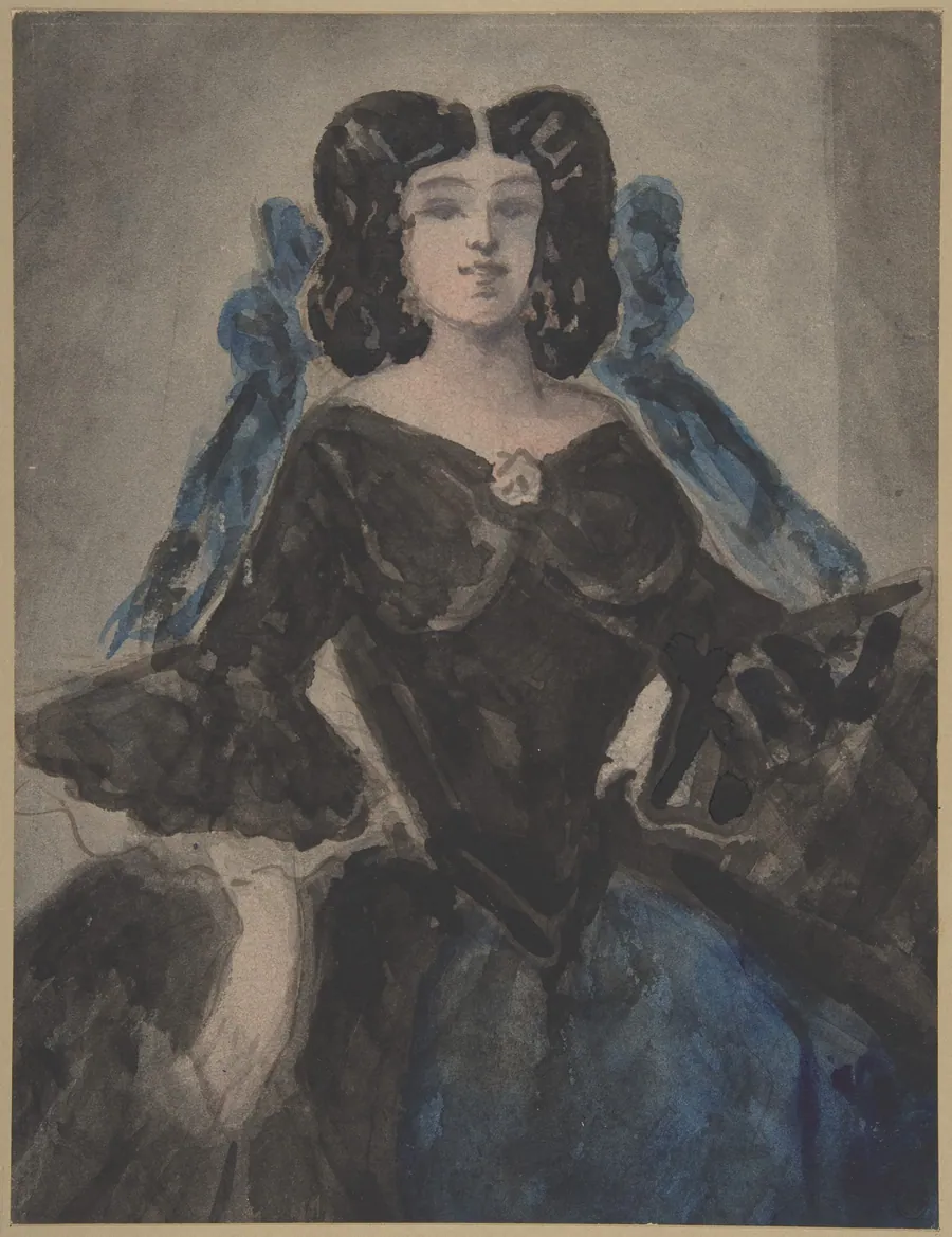 Portrait of a Lady by Constantin Guys