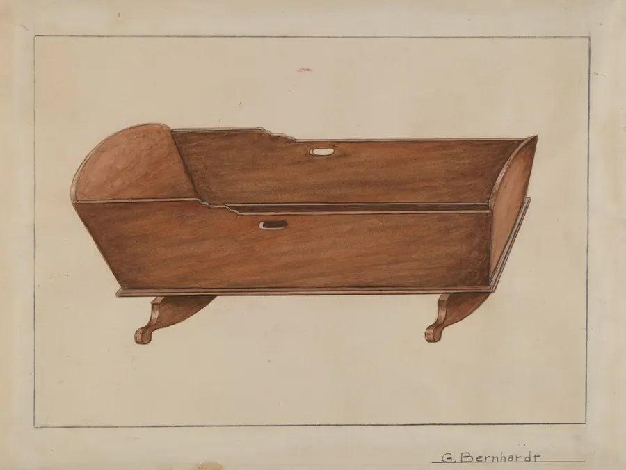 Child's Cradle by Gerald Bernhardt