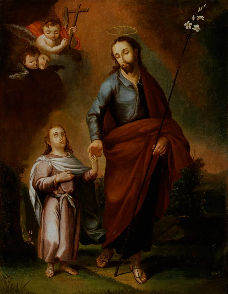 San José y el Cristo Niño by José Campeche y Jordán, born San Juan, Puerto Rico 1751-died San Juan, Puerto Rico 1809