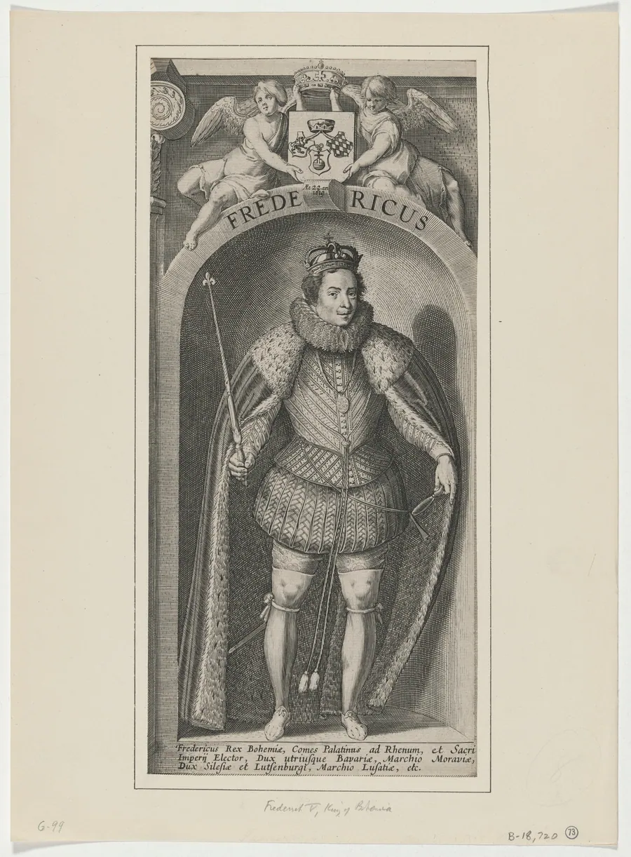 Frederick V, King of Bohemia, Standing in a Niche by Unknown 19th Century