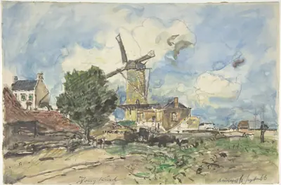 Wind Mill at Antwerp