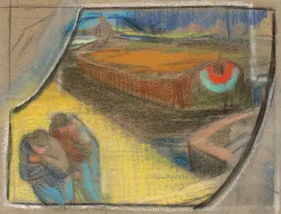 Study for the Theater Program for "Boubouroche" and "Valet de coeur (Jack of Hearts)"