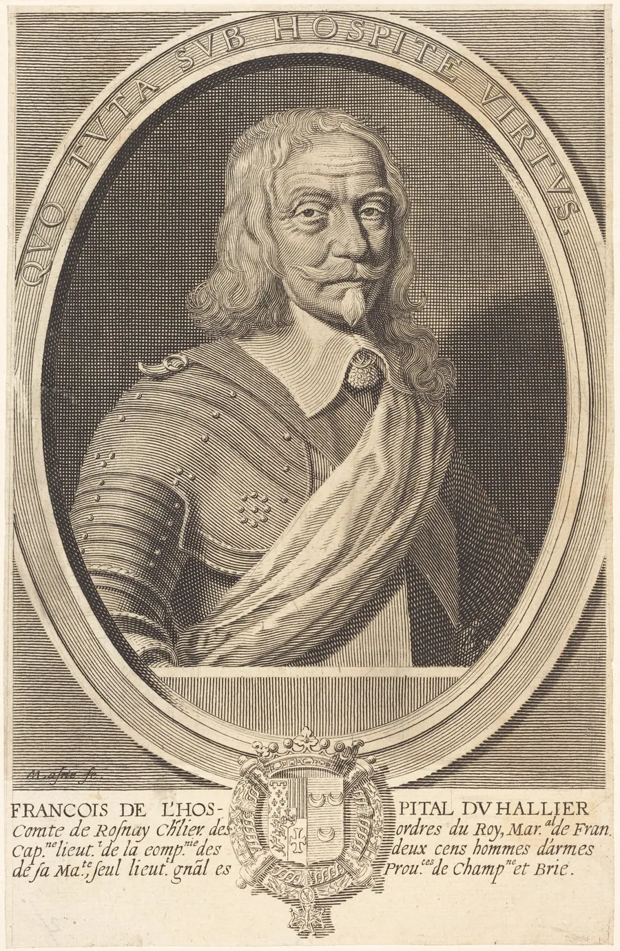 François de l'Hospital du Hallier by Michel Lasne