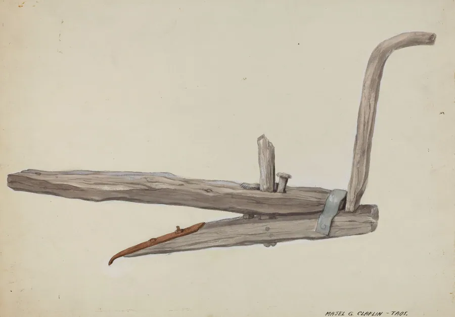 Wooden Plow by Majel G. Claflin