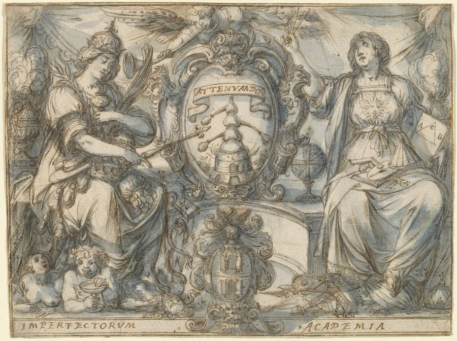 Imperfectorum Academia (Academy of the Imperfects) by Claude Déruet