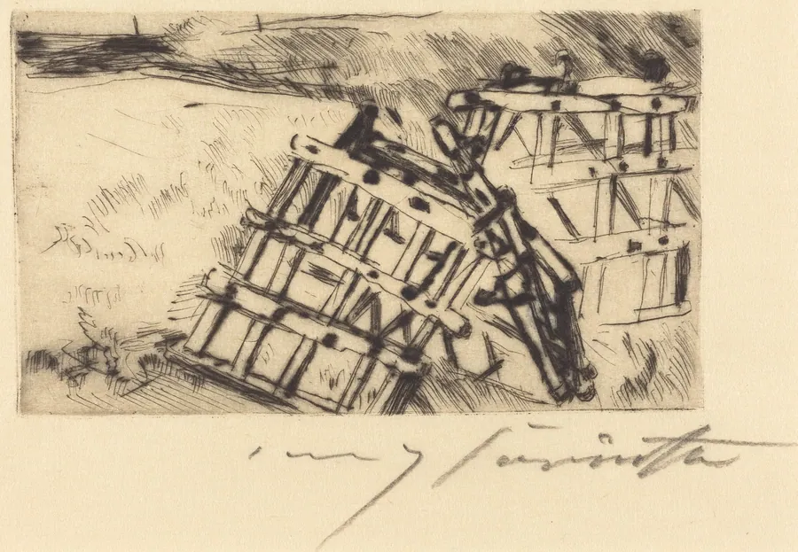 Egge (Harrow) by Lovis Corinth