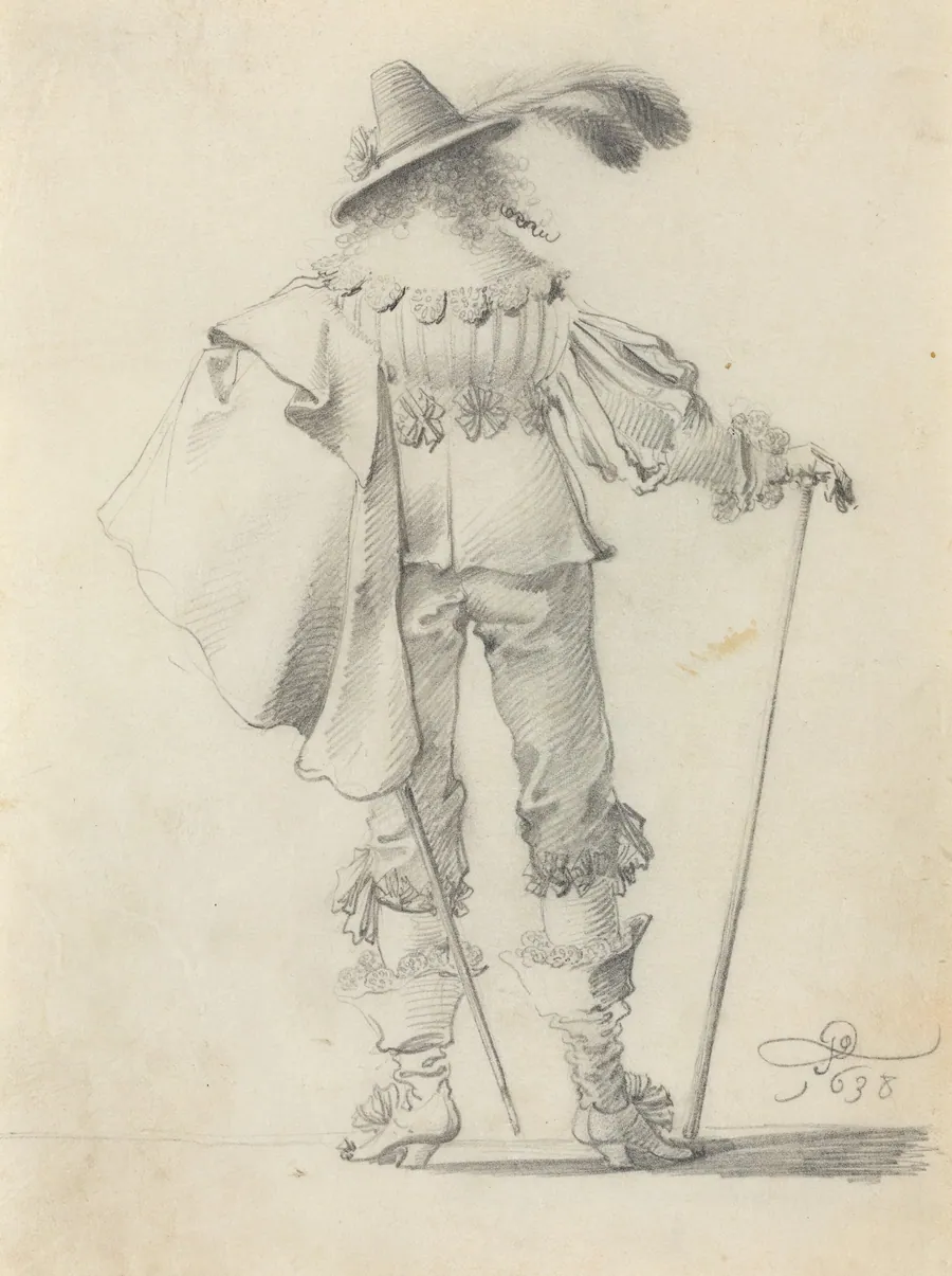 Gentleman Seen from Behind by Pieter Jansz Quast