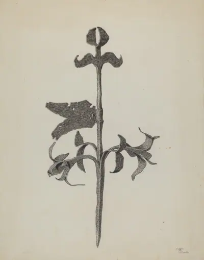 Wrought Iron Weather Vane
