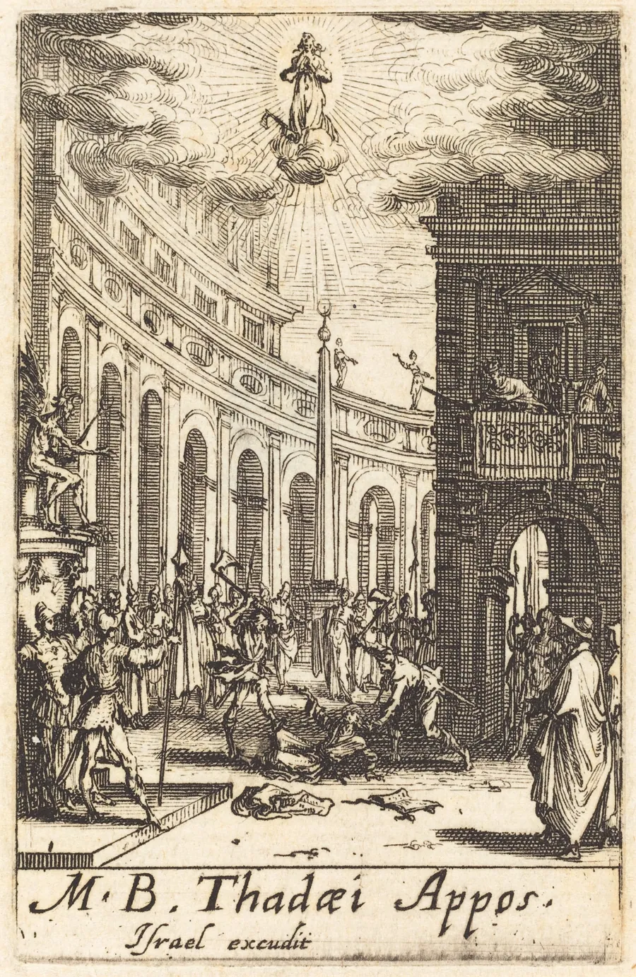 The Martyrdom of Saint Thaddeus by Jacques Callot