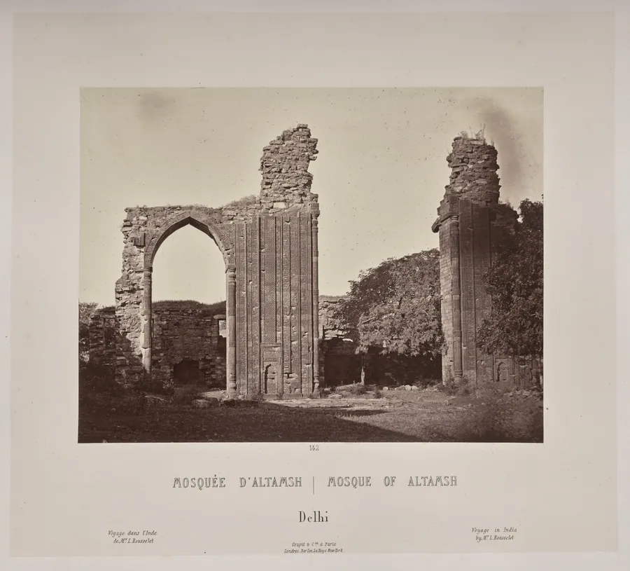 Mosque of Altamsh, Delhi by Louis-Théophile Marie Rousselet